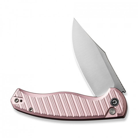 Ніж складаний туристичний Civivi Stormhowl, (8.4 см) Nitro-V / Aluminum рожевий