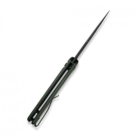 Ніж складаний туристичний Civivi Conspirator, (8.8 см) Nitro-V / Micarta зелений