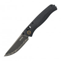 Ніж складаний туристичний SRM Medal 255L-MB3 (8.2 см) 140Cr , Micarta чорний