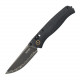 Ніж складаний туристичний SRM Medal 255L-MB3 (8.2 см) 140Cr , Micarta чорний