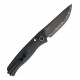 Ніж складаний туристичний SRM Medal 255L-MB3 (8.2 см) 140Cr , Micarta чорний