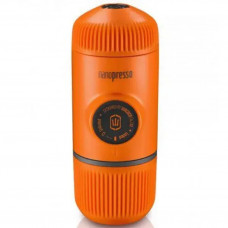 Портативна еспресо-кавоварка Wacaco Nanopresso помаранчева, механічна, для меленої кави