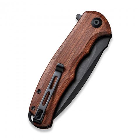 Ніж складаний туристичний Civivi Praxis, (9.5 см) 9Cr18MoV / Cuibourtia Wood