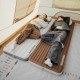 Матрац туристичний надувний одномісний Naturehike CNK2450WS035, 198х68х9.5 см, коричневий із вбудованою помпою для надування