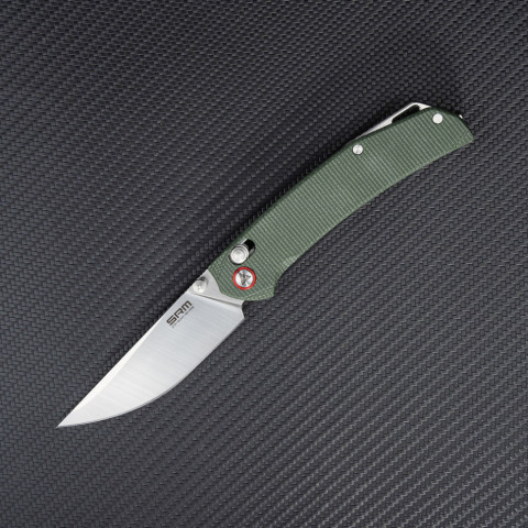 Ніж складаний SRM Asika 411L-MG, зелений