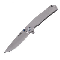 Ніж складаний туристичний Ruike P801-SF, (8.6 см) 14C28N / 3cr14n сірий