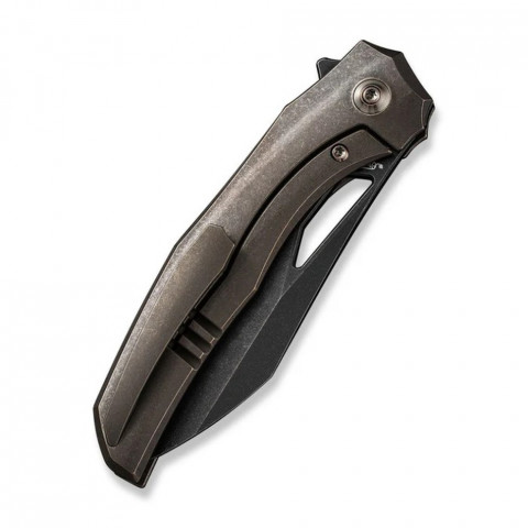 Ніж складаний туристичний WE Knife Ignio Mystery Box, (8.4 см) CPM 20CV / титан 6AL4V бронзовий