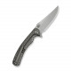 Ніж складаний туристичний Weknife Dracarys, (9.1 см) Böhler M390 / титан 6AL4V сірий