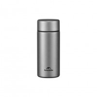 Термос Naturehike CNK2550CF017, титан, 0.2 л, сірий