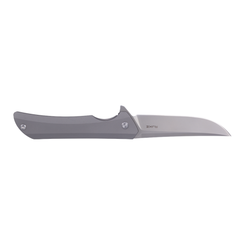 Ніж складаний туристичний Ruike M121-TZ, (9.2 см) S35VN / TC4 (титан) сірий