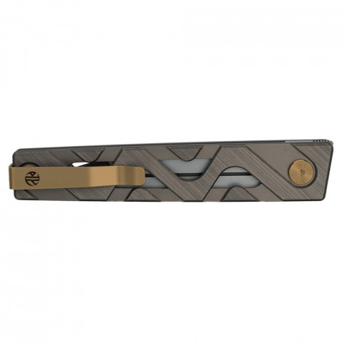 Ніж складаний туристичний Ruike P878-AK, (8.7 см) 14C28N / 6063Aluminum сірий