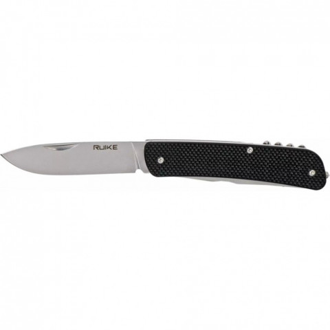Багатофункціональний ніж Ruike Criterion L32, (8.5 см) 12C27 / G10 чорний, 13 інстр.