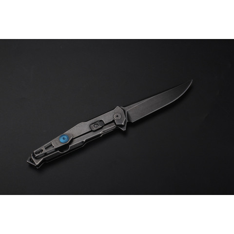 Ніж складаний туристичний Ruike P108-SB, (8.8 см) 14C28N / 3cr14n чорний