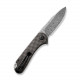 Ніж складаний кишеньковий Civivi Elementum, (7.5 см) Damascus / Carbon Fiber G10