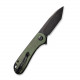 Ніж складаний кишеньковий Civivi Elementum, (7.5 см) D2 / Micarta зелений