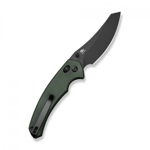 Ніж складаний туристичний Civivi Sixgill, (8.7 см) Nitro-V / Micarta темно-зелений