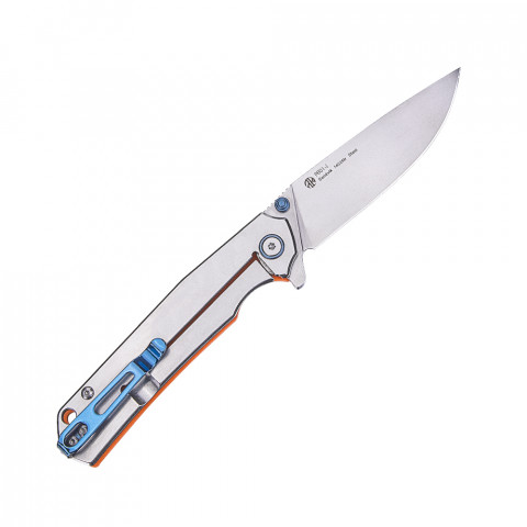 Ніж складаний туристичний Ruike P801-J, (8.6 см) 14C28N / G10 помаранчевий