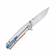 Ніж складаний туристичний Ruike P801-J, (8.6 см) 14C28N / G10 помаранчевий