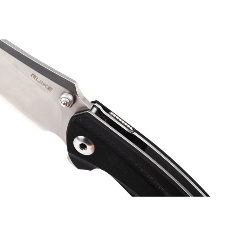 Ніж складаний туристичний Ruike P155-B, (9 см) 14C28N / G10 чорний