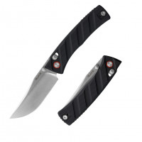 Ніж складаний кишеньковий Ruike P856-B, (7.9 см) 14C28N / G10 чорний