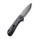 Ніж складаний кишеньковий Civivi Elementum II, (7.5 см) Damascus / Carbon Fiber G10