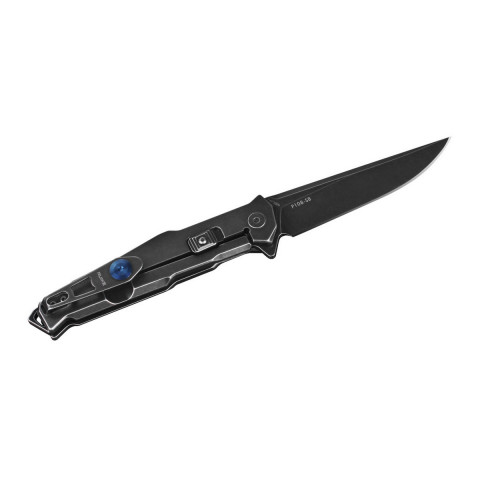 Ніж складаний туристичний Ruike P108-SB, (8.8 см) 14C28N / 3cr14n чорний