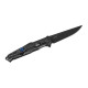 Ніж складаний туристичний Ruike P108-SB, (8.8 см) 14C28N / 3cr14n чорний
