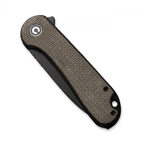 Ніж складаний кишеньковий Civivi Elementum, (7.5 см) D2 / Micarta темно-зелений