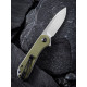 Ніж складаний кишеньковий Civivi Elementum, (7.5 см) D2 / G10 оливковий