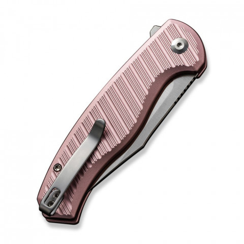 Ніж складаний туристичний Civivi Stormhowl, (8.4 см) Nitro-V / Aluminum рожевий