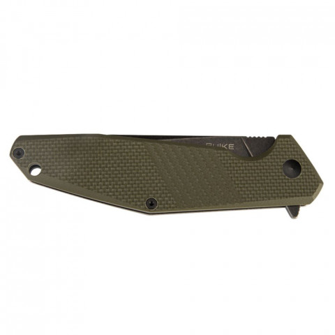 Ніж складаний туристичний Ruike D191-G, (9.2 см) 8Cr13Mov / G10 + steel 420 зелений