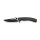 Ніж складаний туристичний Weknife Dracarys, (9.1 см) Böhler M390 / титан 6AL4V чорний