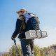 Килимок туристичний складаний одномісний IXPE Naturehike CNK2650WS010 з алюмінієвою плівкою, 200x60x2.3 см, жовтий