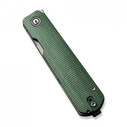 Ніж складаний кишеньковий Civivi Sendy, (7.2 см) Nitro-V / Micarta темно-зелений