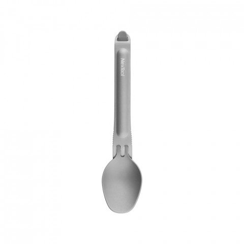 Туристичний набір ложка-виделка NexTool Titanium Tableware Set, титан