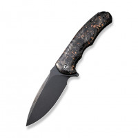 Ніж складаний туристичний Civivi Praxis, (9.5 см) 9Cr18MoV / Carbon Fiber-Resin