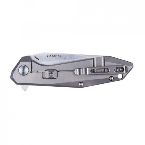 Ніж складаний туристичний Ruike P135-SF, (9.2 см) 14C28N / steel 420 сірий