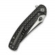 Ніж складаний туристичний Weknife Dracarys, (9.1 см) Böhler M390 / титан 6AL4V чорний
