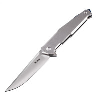Ніж складаний туристичний Ruike P108-SF, (8.8 см) 14C28N / 3cr14n сірий