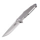 Ніж складаний туристичний Ruike P108-SF, (8.8 см) 14C28N / 3cr14n сірий