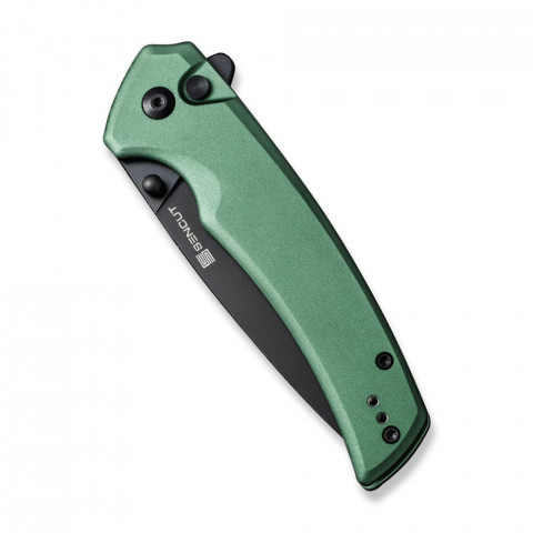 Ніж складаний туристичний Sencut Serene, (8.8 см) D2 / Aluminum зелений