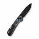 Ніж складаний кишеньковий Civivi Elementum (Crossbar Lock), (7.51 см) CPM S35VN / Nebula FatCarbon Fiber чорний/червоний/синій/білий