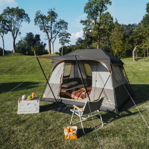 Намет чотиримісний Naturehike Cape Series 5.2 CNK2450WS037, сіро-коричневий
