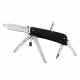 Багатофункціональний ніж Ruike Trekker LD42-B, (8.5 см) 12C27 / G10 чорний, 19 інстр.