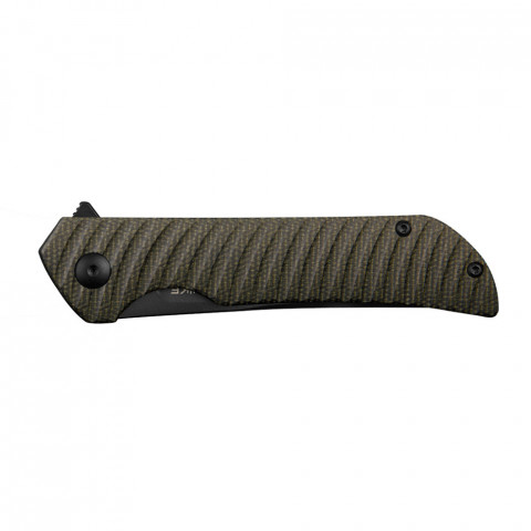 Ніж складаний туристичний Ruike P122-MB, (9.2 см) 14C28N / мікарта коричневий