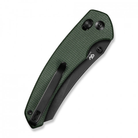 Ніж складаний туристичний Civivi Sixgill, (8.7 см) Nitro-V / Micarta темно-зелений