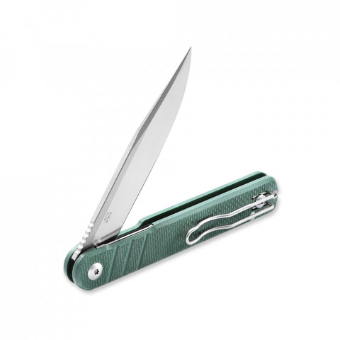 Ніж складаний туристичний Ganzo G772-GB (8.9 см) 8CR14 / G10 зелений