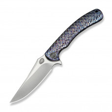 Ніж складаний туристичний Weknife Dracarys, (9.1 см) Böhler M390 / титан 6AL4V полум’яний