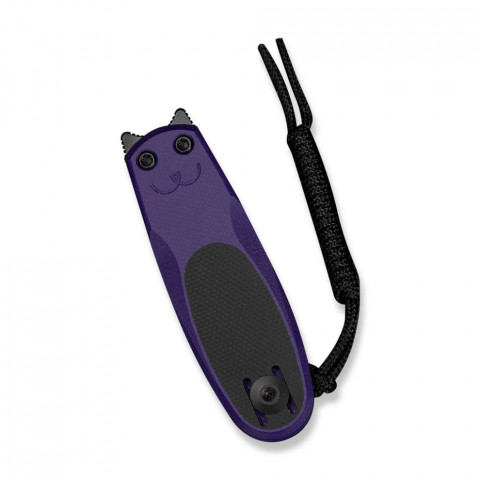 Ніж складаний кишеньковий Civivi Purr, (4.65 см) Nitro-V / G10 фіолетовий/чорний
