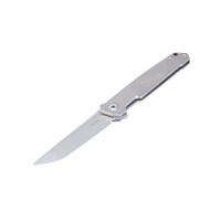 Ніж складаний туристичний Ruike M126-TZ, (9.1 см) steel 154СМ / TC4 (титан) сірий